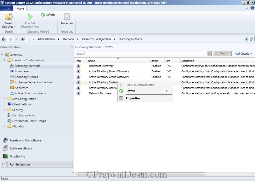Deploying SCCM 2012 Part 7 – Configuring Discovery and Boundaries Snap 11