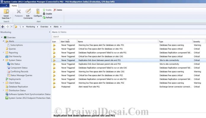 Replication Link Analyzer In Configuration Manager