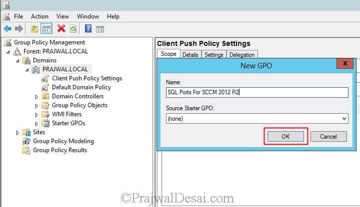 Configuring Firewall Settings For Configuration Manager 2012 R2