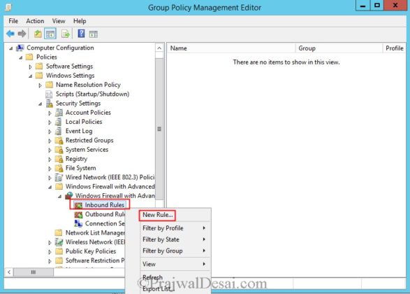 Configuring Firewall Settings For Configuration Manager 2012 R2