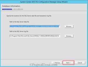 Installing System Center 2012 R2 Configuration Manager » Prajwal Desai