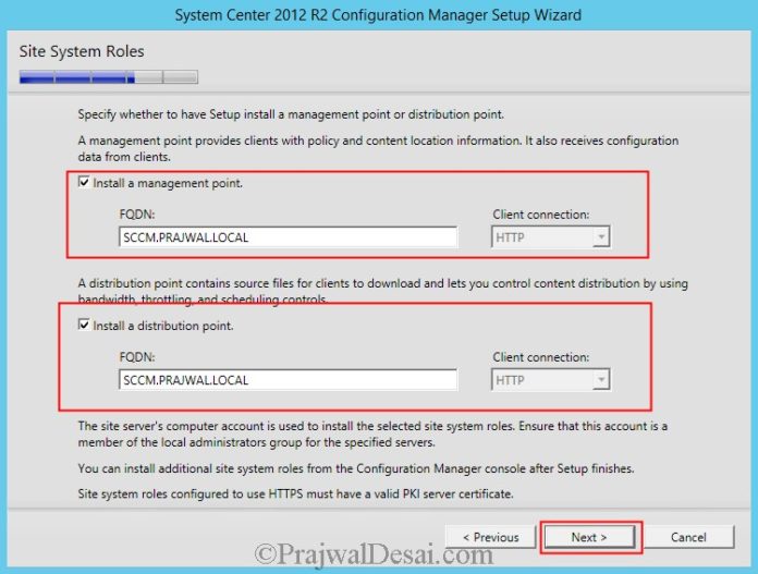 Installing System Center 2012 R2 Configuration Manager » Prajwal Desai