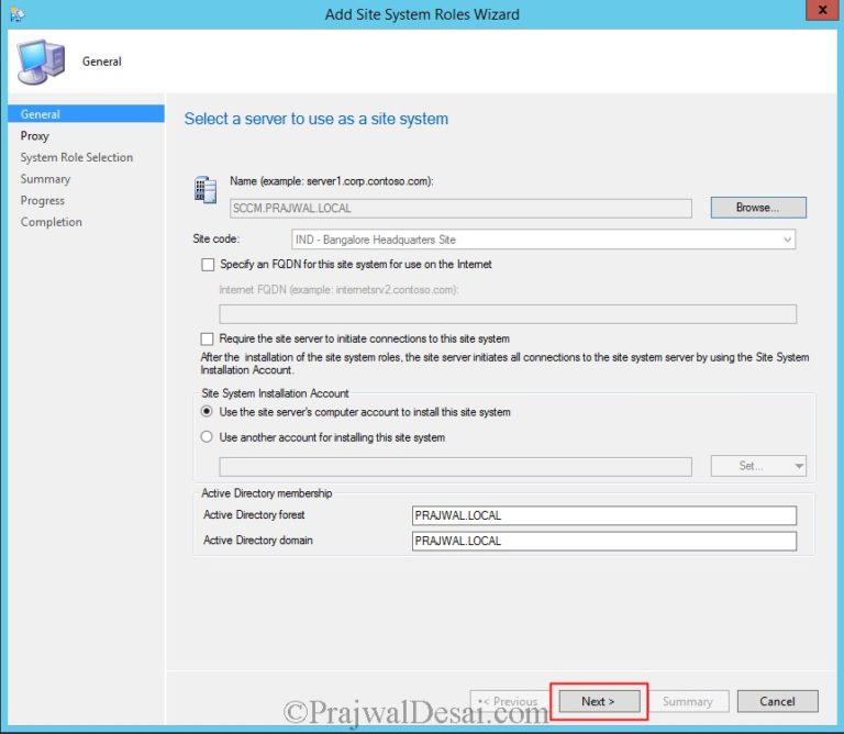 Installing Site System Roles In Configuration Manager 2012 R2 » Prajwal ...