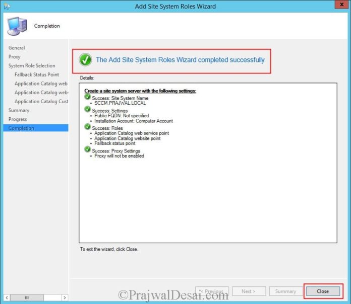 Installing Site System Roles In Configuration Manager 2012 R2 » Prajwal ...