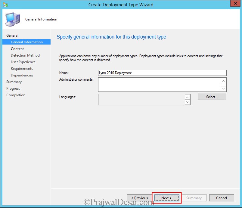How To Deploy Lync 2010 Client Using SCCM 2012 R2