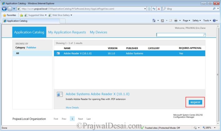 Deploying Applications To Users Using SCCM 2012 R2 » Prajwal Desai