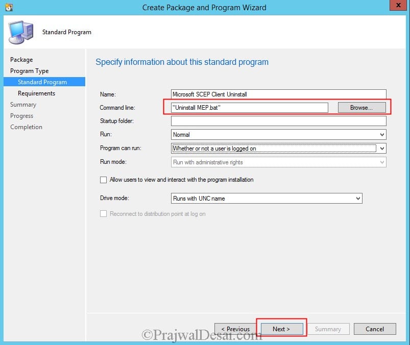 How to Uninstall SCEP Client using SCCM 2012 R2