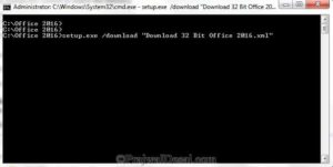 Deploy Office 2016 using Click to Run deployment tool » Prajwal Desai