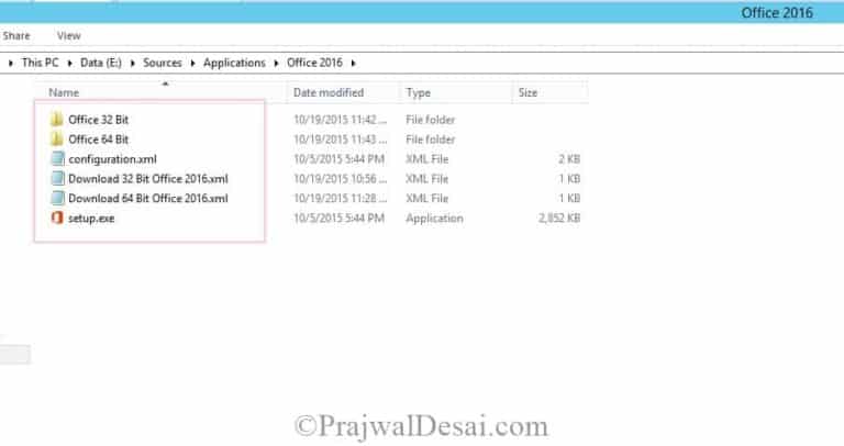 Deploy Office 2016 using Click to Run deployment tool » Prajwal Desai
