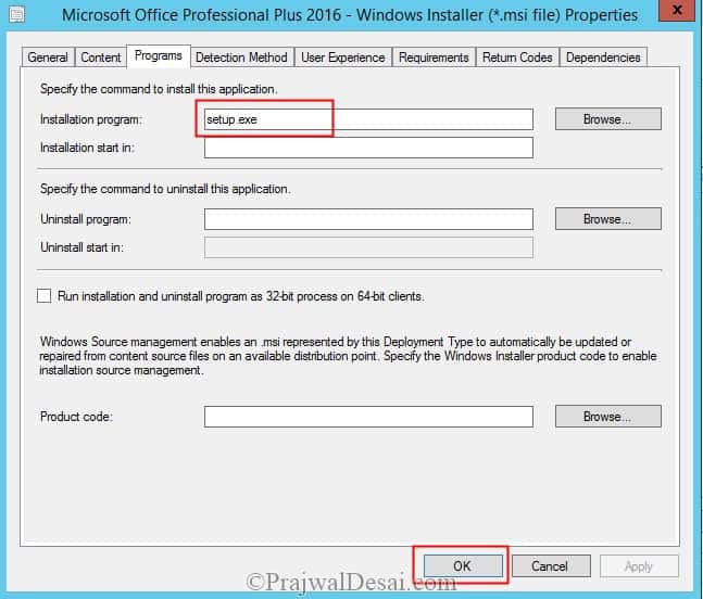 How to deploy office 2016 using SCCM 2012 R2