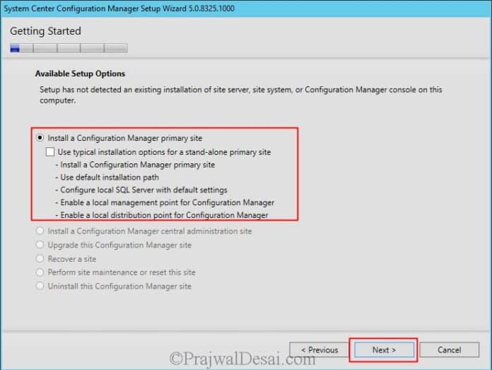 Install System Center Configuration Manager Technical Preview 4 ...