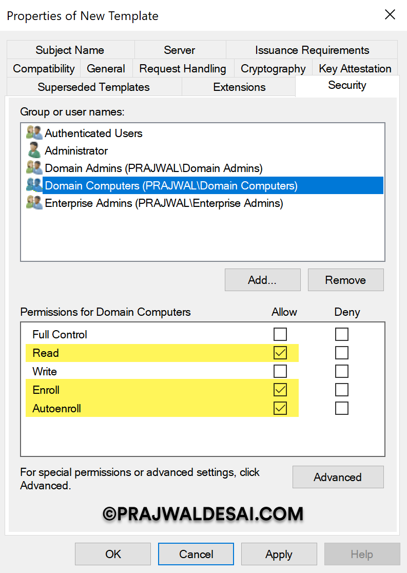 Deploying SCCM Client Certificate for Windows Computers