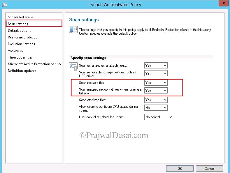 Configuration Manager 1602 Endpoint Protection Improvements