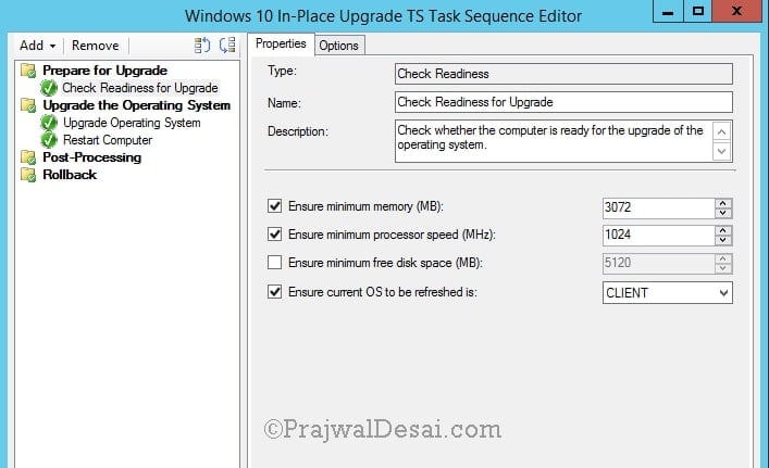 In-place upgrade to Windows 10 Enterprise with SCCM