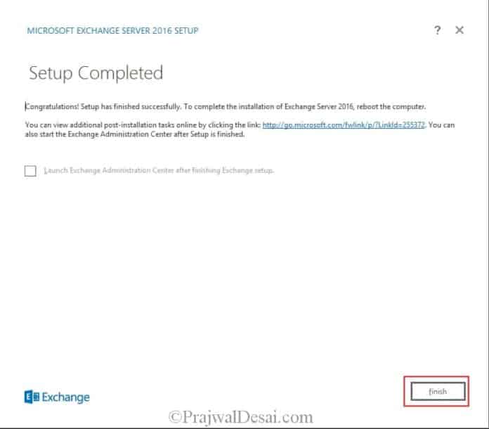 Step by Step Guide to Install Exchange Server 2016 » Prajwal Desai