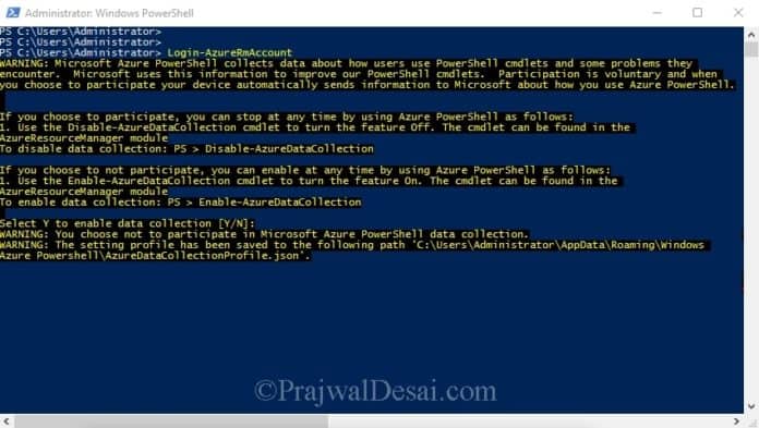 Install Azure PowerShell Module in Windows 10 » Prajwal Desai