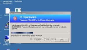 SCCM Task Sequence Failed with Error Code 0x800702C2 » Prajwal Desai