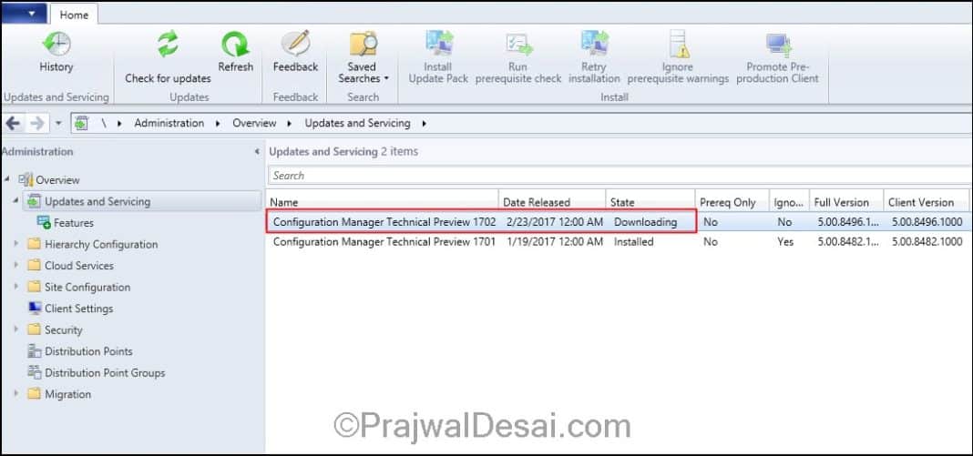 System Center Configuration Manager Technical Preview 1702 » Prajwal Desai