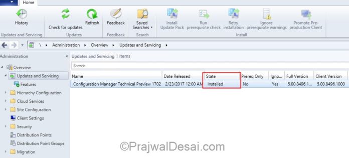 System Center Configuration Manager Technical Preview 1702 » Prajwal Desai