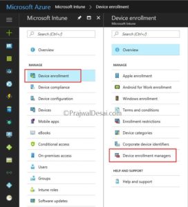 Adding Microsoft Intune Device Enrollment Manager » Prajwal Desai