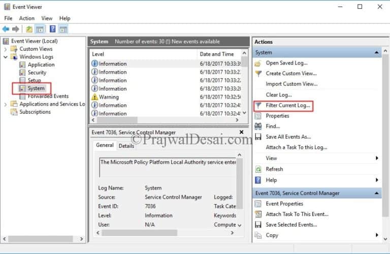 How to find out who restarted Windows Server » Prajwal Desai