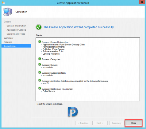 How to Deploy Pulse Secure Desktop Client using SCCM