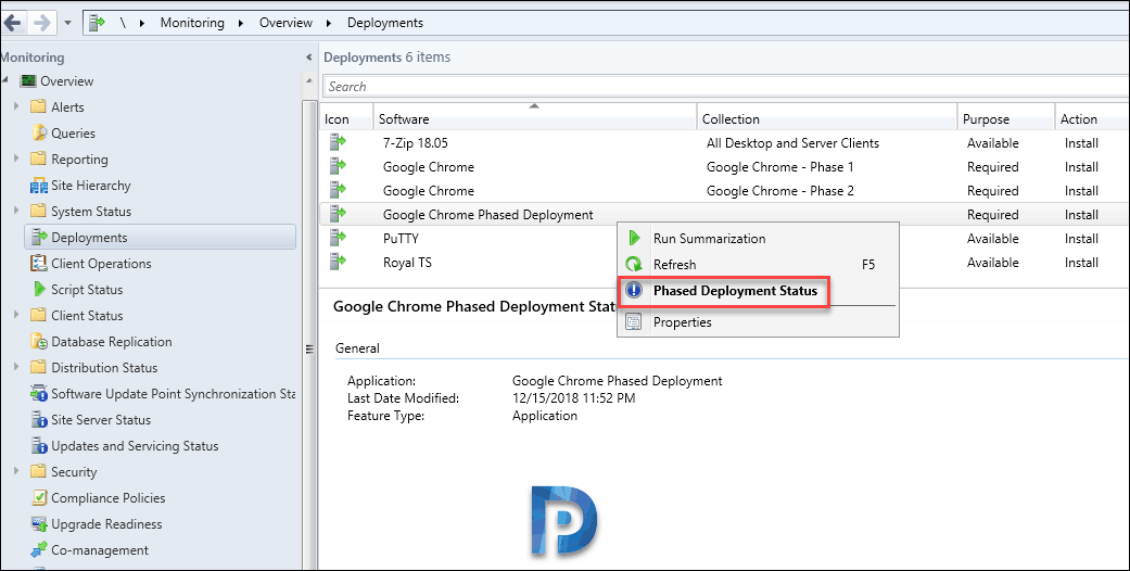 Create SCCM Application Phased Deployments