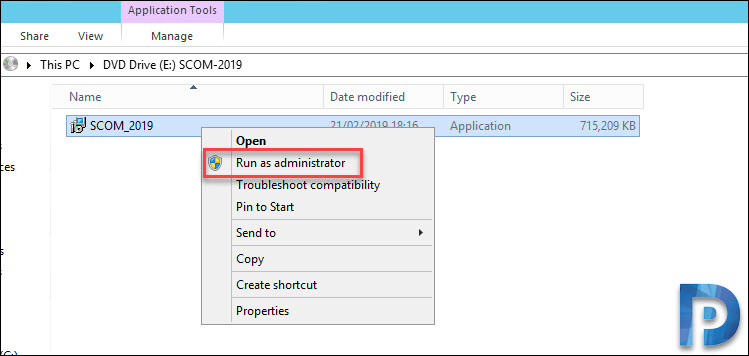 Download SCOM 2019 and Extract the Setup