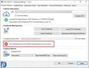 Configure Patch My PC - Publishing Service Configuration Guide