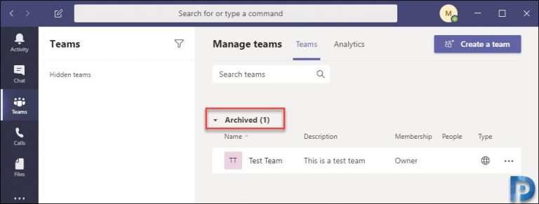 How to Archive or Delete a Team in Microsoft Teams