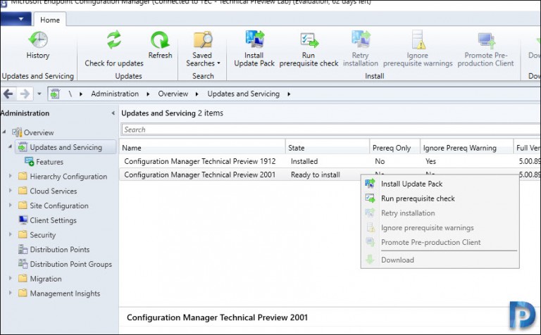 Configuration Manager Technical Preview 2001 » Prajwal Desai