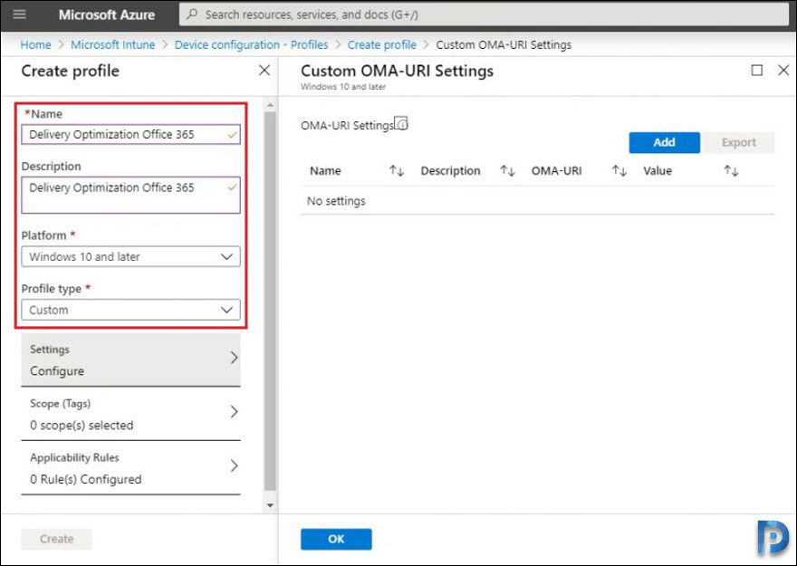 Configure Delivery Optimization with Microsoft Intune
