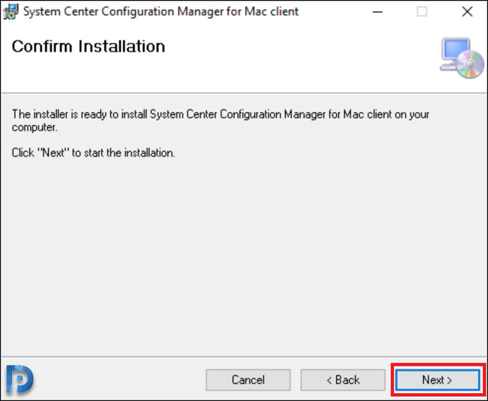ConfigmgrMacClient.msi install