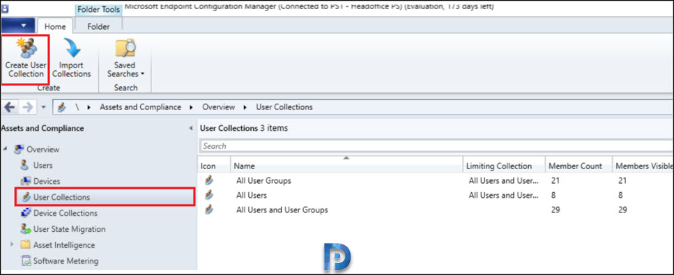 Create SCCM User Collection