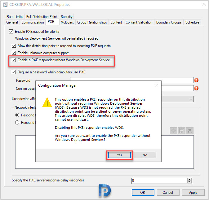 Enable PXE Responder on Windows Server Core