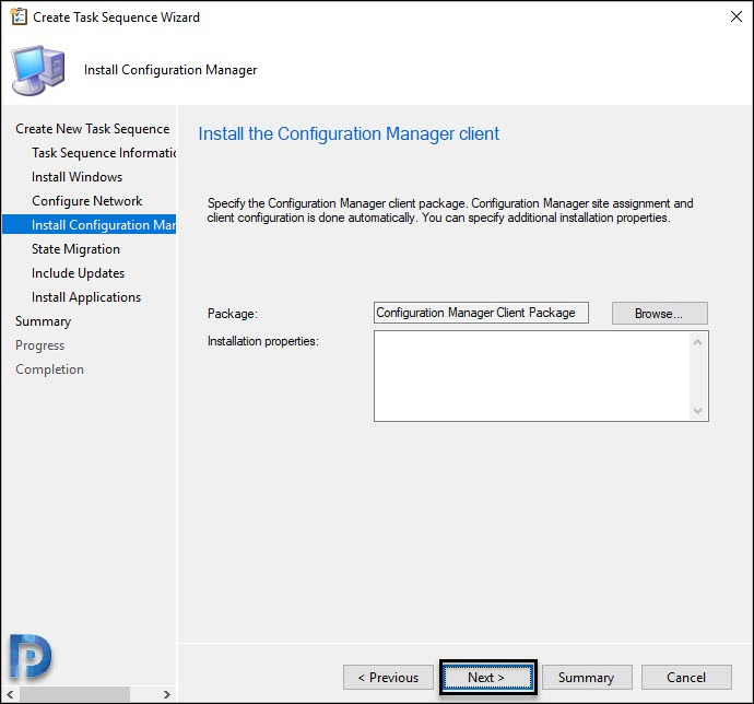 Install Configuration Manager client