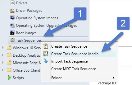 Create Task Sequence Media