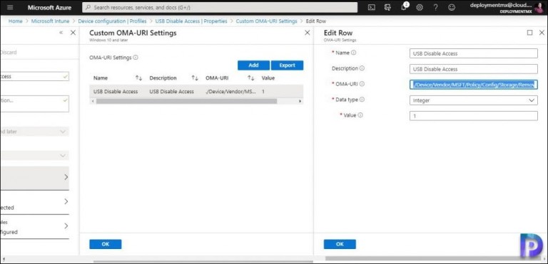 Microsoft Intune - Restrict Copying Corporate Data to USB Device