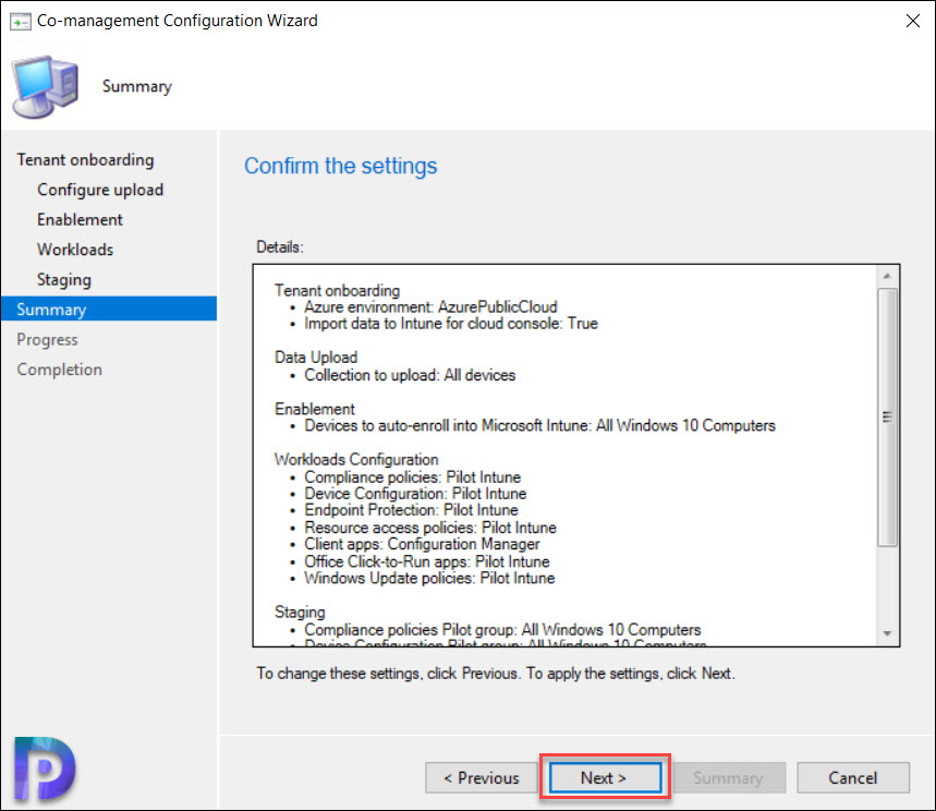 Enable Tenant Attach in ConfigMgr Snap9
