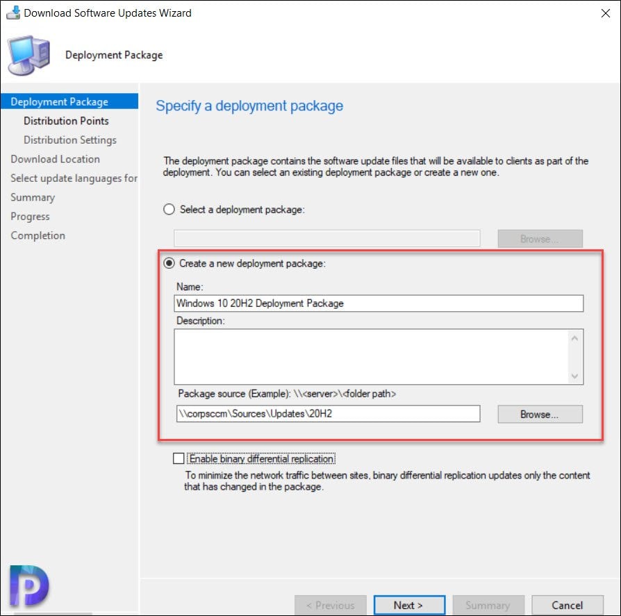 Créer un package de déploiement Windows 10 20H2