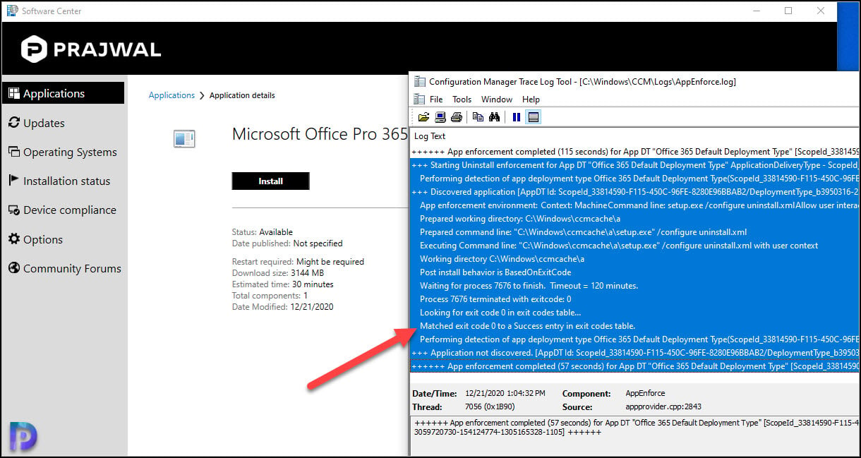 Uninstall Office 365 Using ConfigMgr