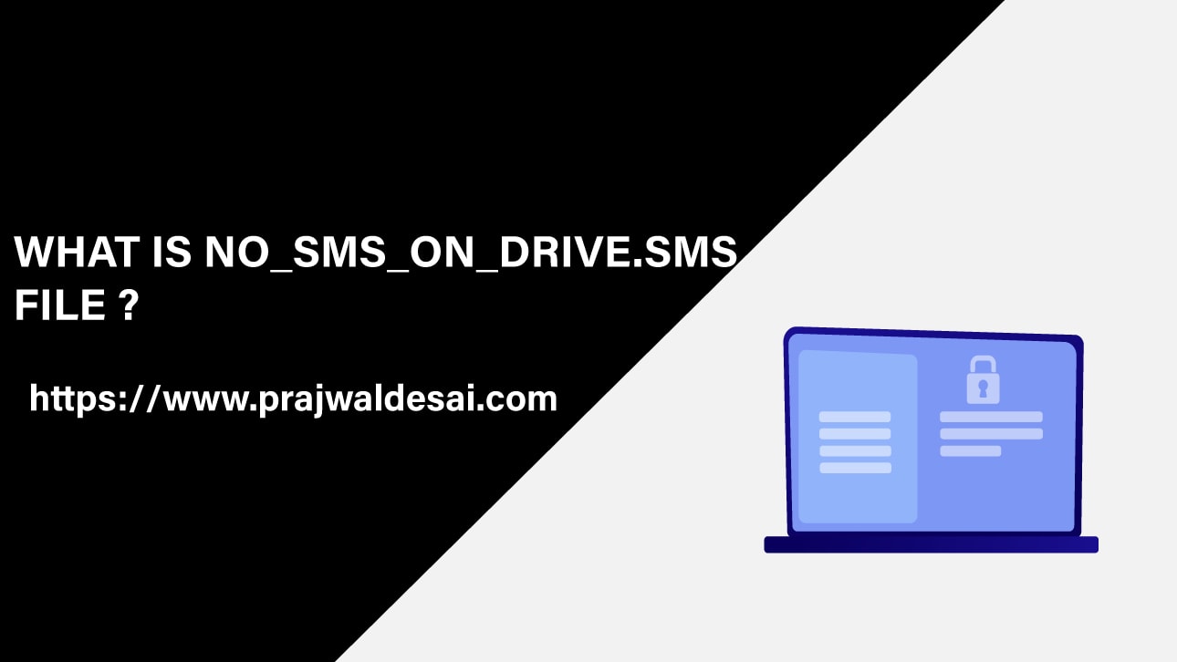 What is NO_SMS_ON_DRIVE.SMS File