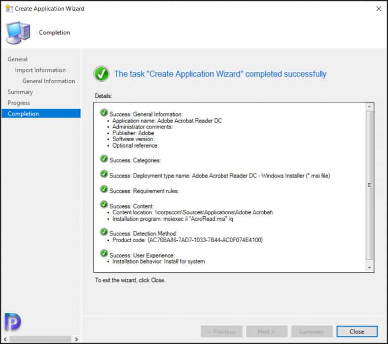 Customize and Deploy Adobe Acrobat Reader using SCCM