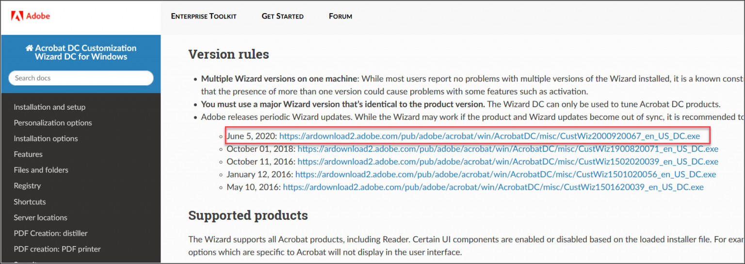 Customize and Deploy Adobe Acrobat Reader using SCCM