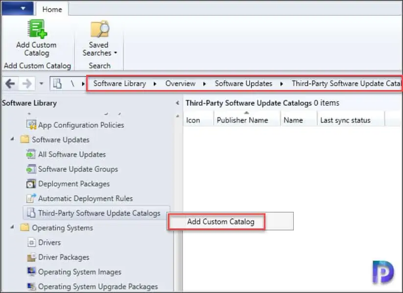 How to Add Adobe Custom Catalog in SCCM