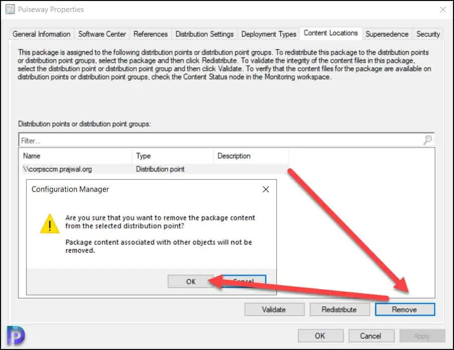 Remove Content from SCCM Distribution Point