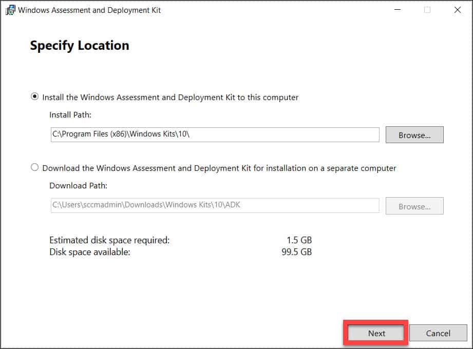 Download and Install Windows 11 ADK