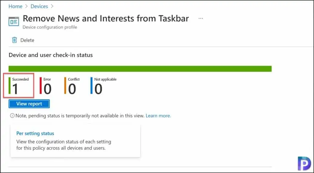 Disable News and Interests Using Intune