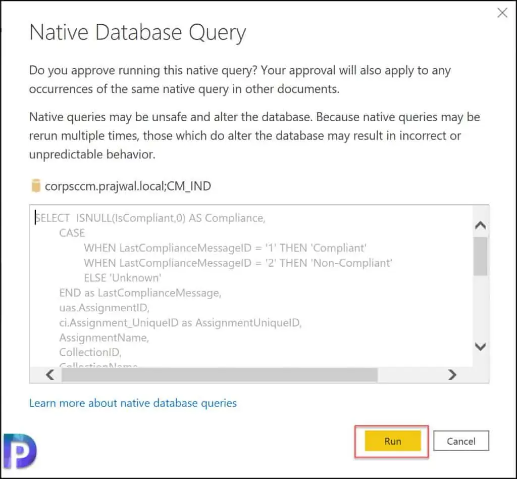Native Database Query