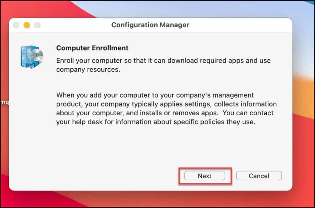 ConfigMgr Client Enrollment on Mac